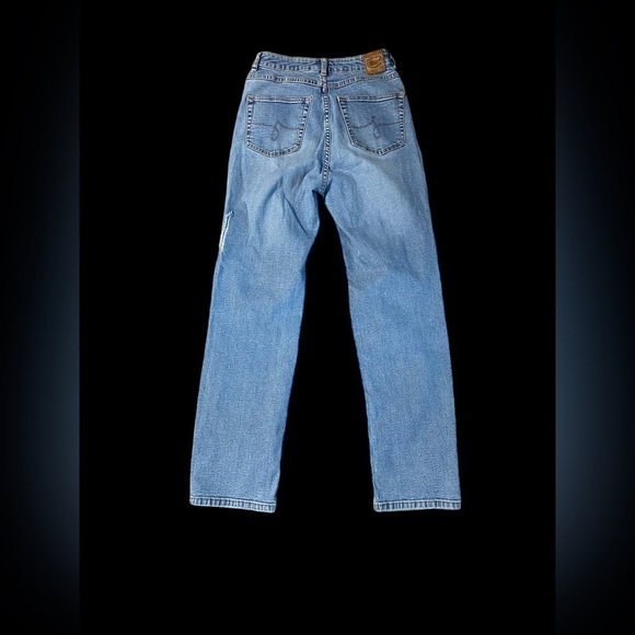 Jag Western Glove Works Women’s Star Jeans Size 2 Light Wash Wide Leg Boho - Picture 14 of 16